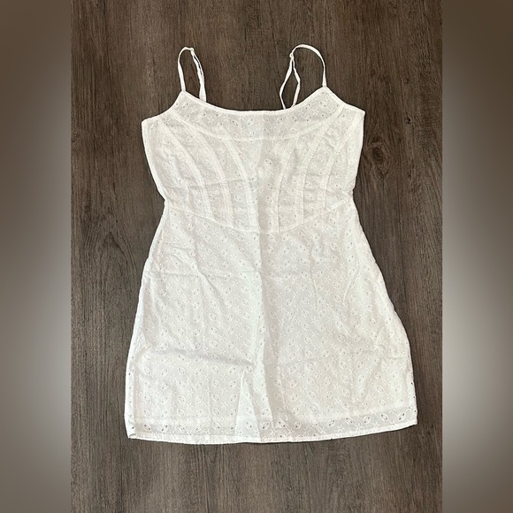 Princess Polly Dresses & Skirts - Princess Poly Palmetto Angalise Mini White Dress